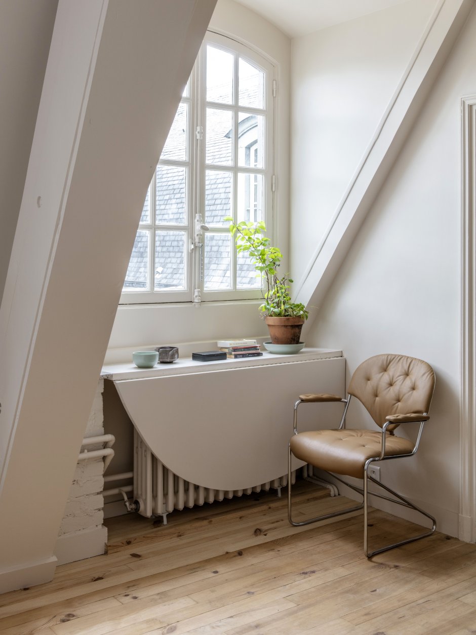 Складной стол из подоконника