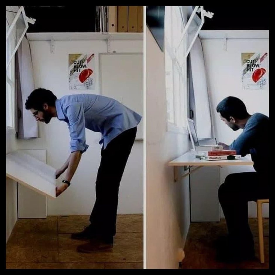 Кухонный стол подоконник