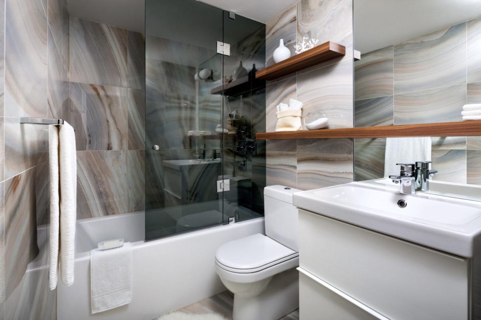 Ванные комнаты в стиле Модерн