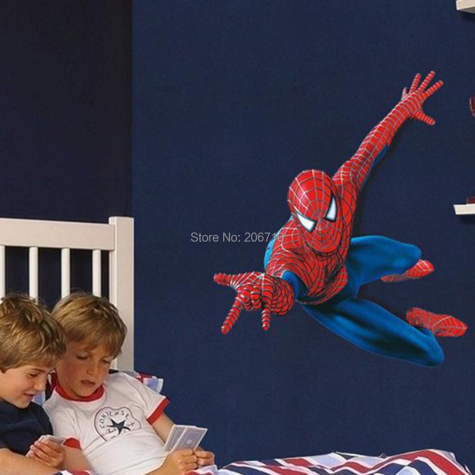 Комната для мальчика человек паук