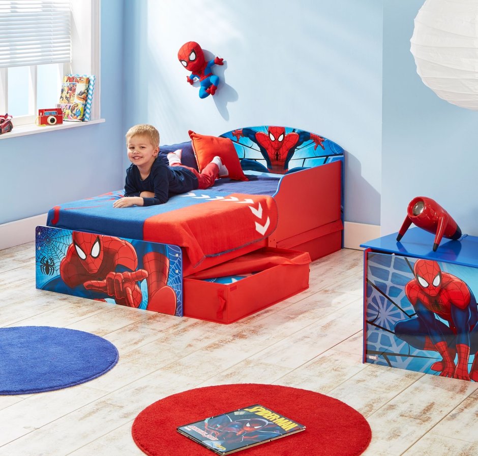 Детская комната в стиле человек паук