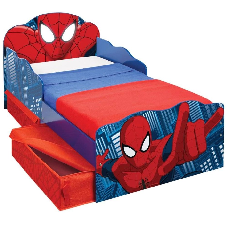 Кровать для мальчика в стиле Марвел
