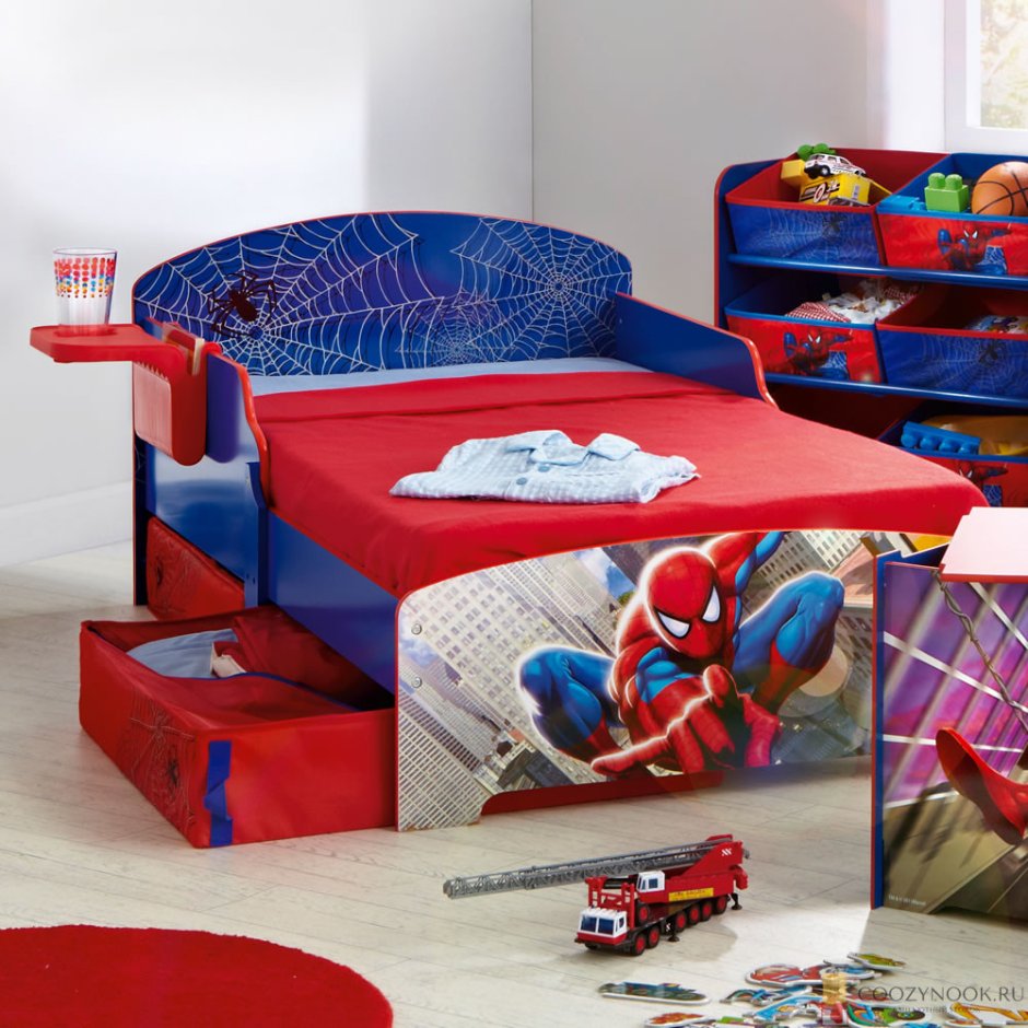 Кровать машина Спайдермен