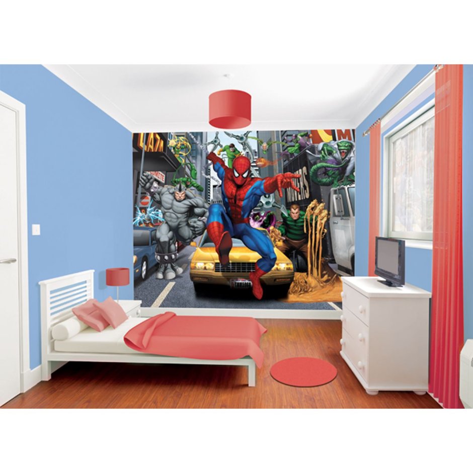 Детская комната человек паук