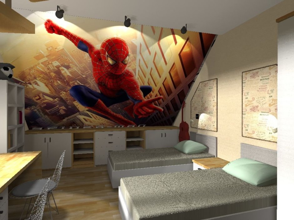 Комната для мальчика Супергерои