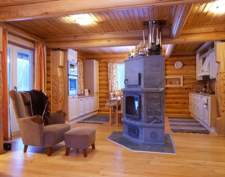 Печь для сруба 6х8