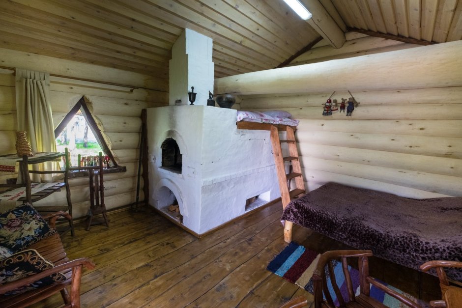 Отделка бани из бревна