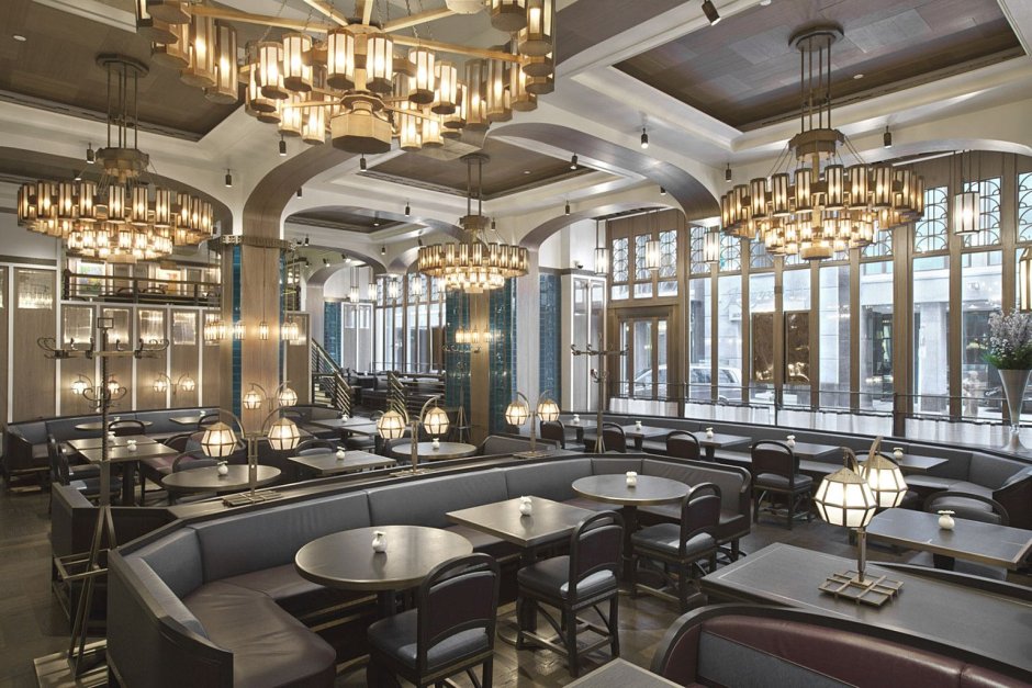 Интерьер ресторана в классическом стиле