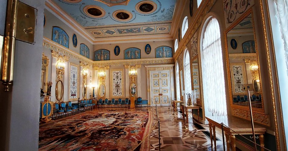 Александровский дворец в Царском селе интерьеры