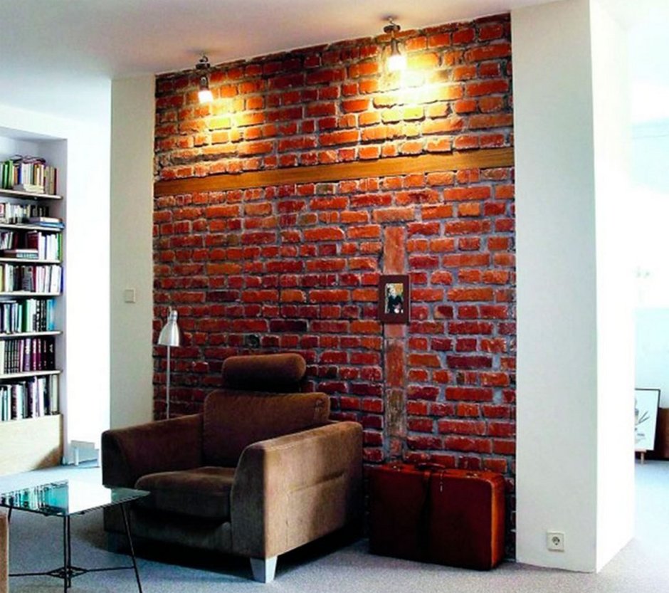 Стеклянная стена в квартире в стиле лофт