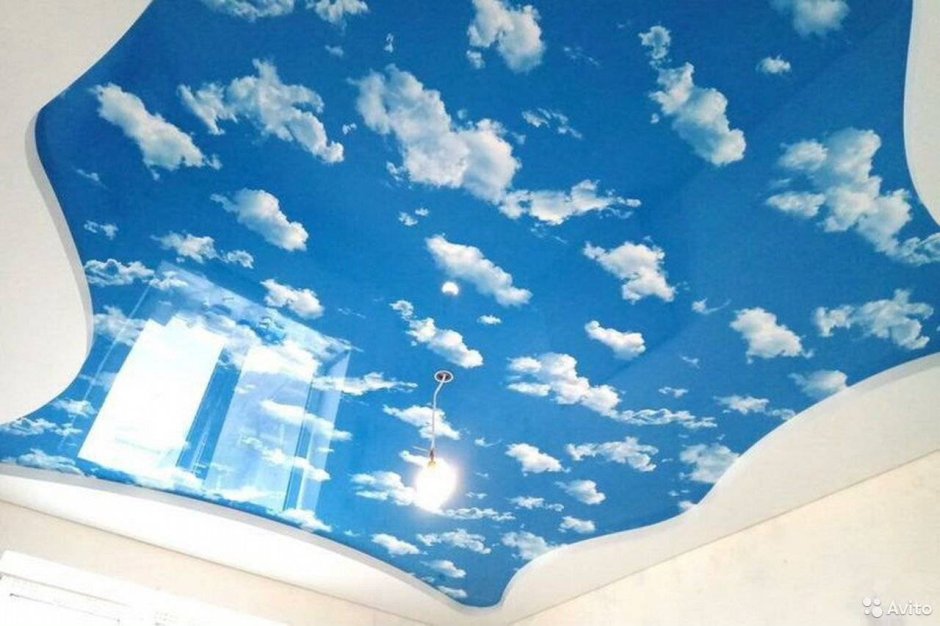 Натяжной потолок небо