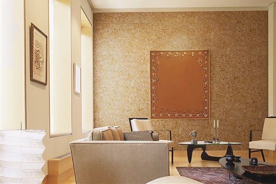 Мозаика в интерьере гостиной в современном стиле