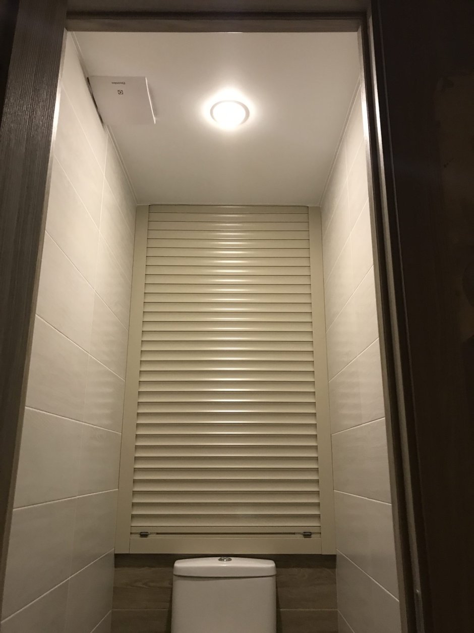 Рольставни Алютех в санузел