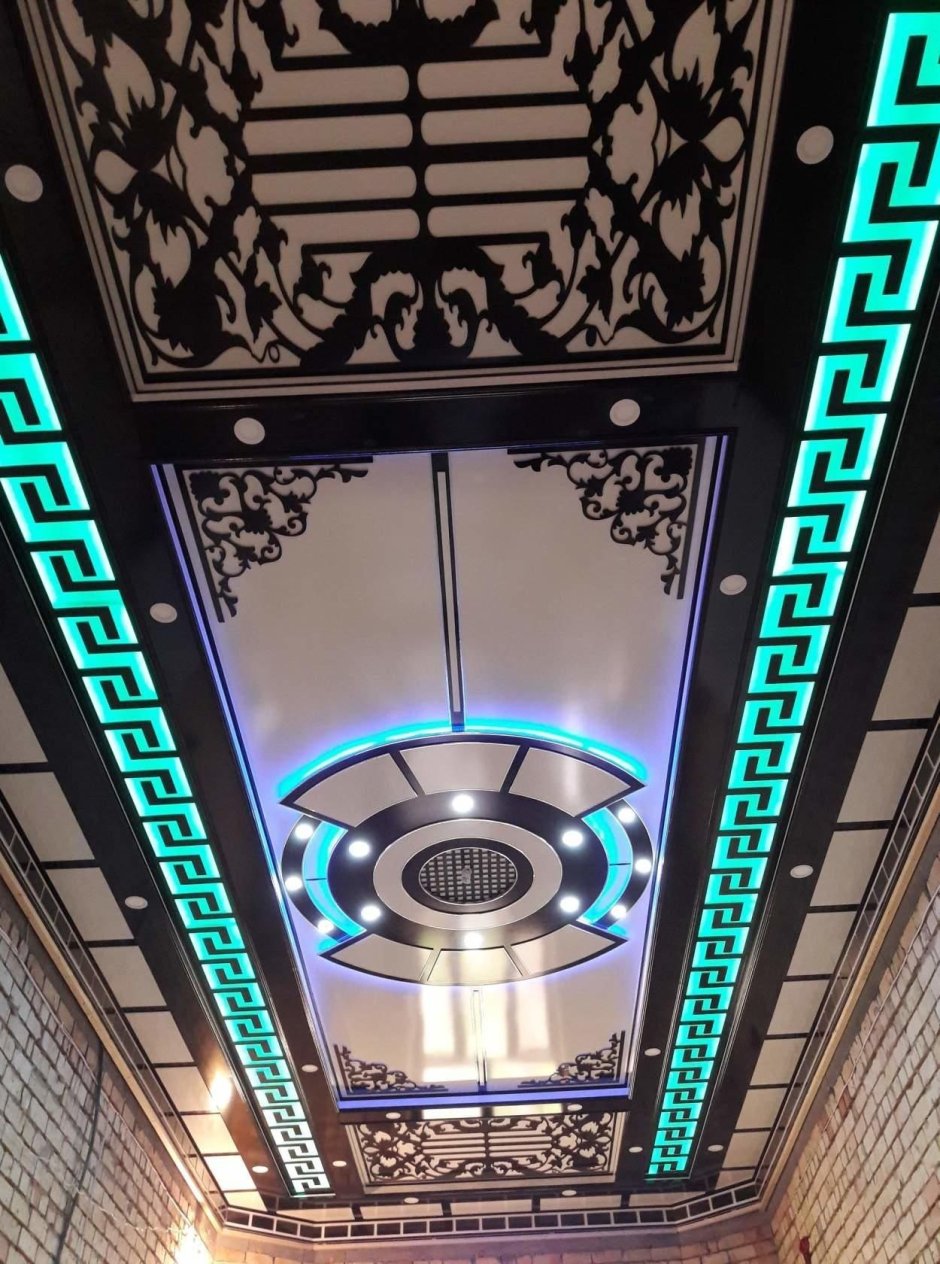 Декор пласт потолок расмлари Узбекистонда
