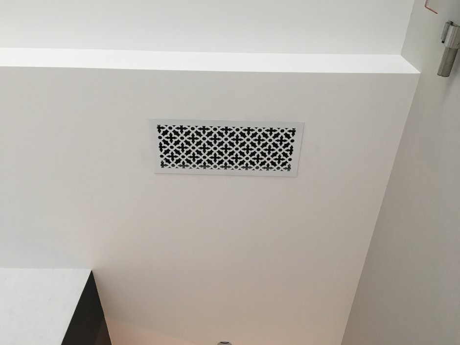 Вентиляционная решетка с термокольцом 125