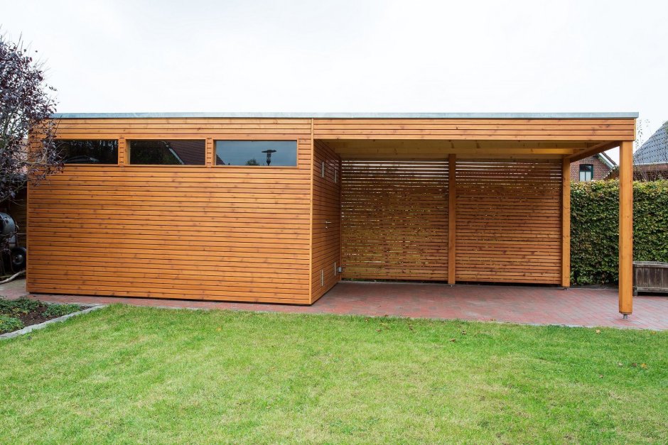 Каркасный гараж для автомобиля