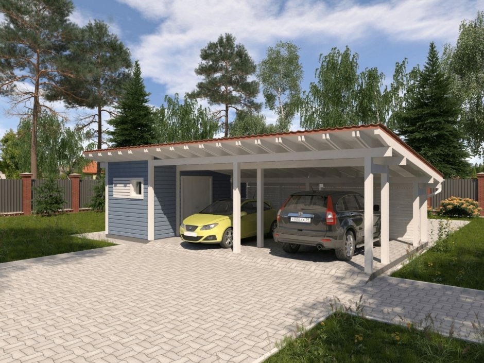 Дом с гаражом