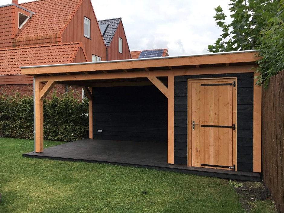 Хозпостройка в современном стиле