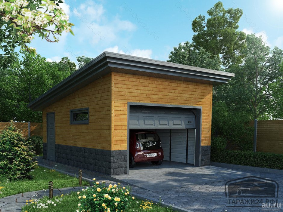 Пергола односкатная