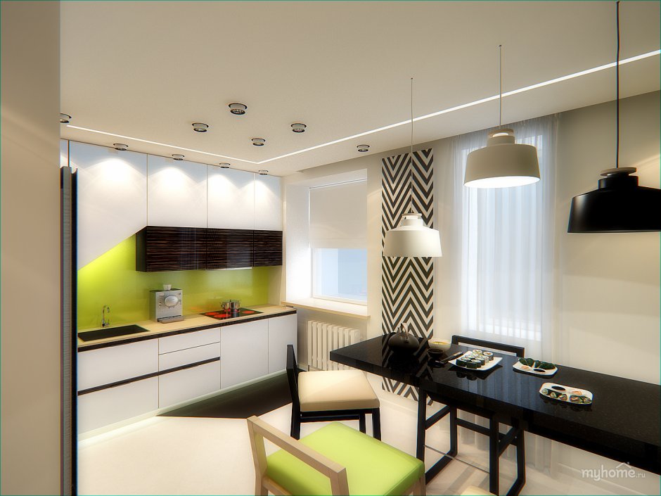 Интерьер кухни в Ленинградке