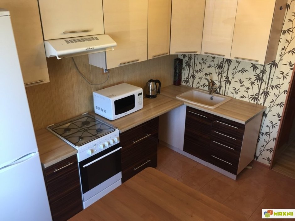 Кухонный гарнитур угловой ленинградка