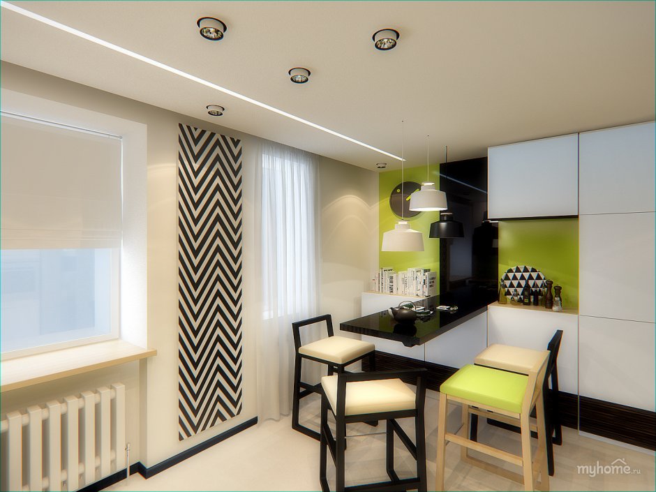 Интерьер кухни в Ленинградке