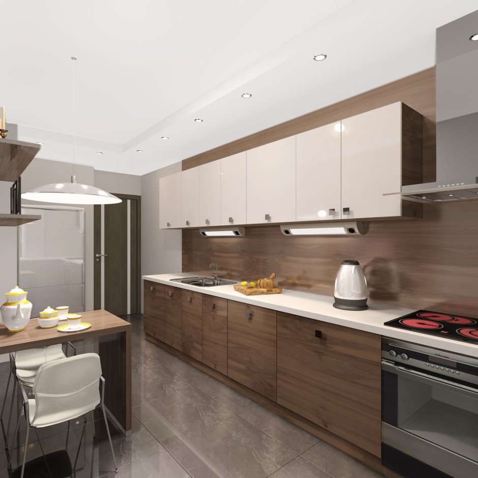 Интерьер кухни в Ленинградке