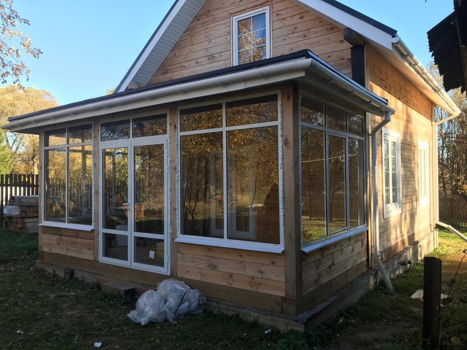 Стеклянная веранда
