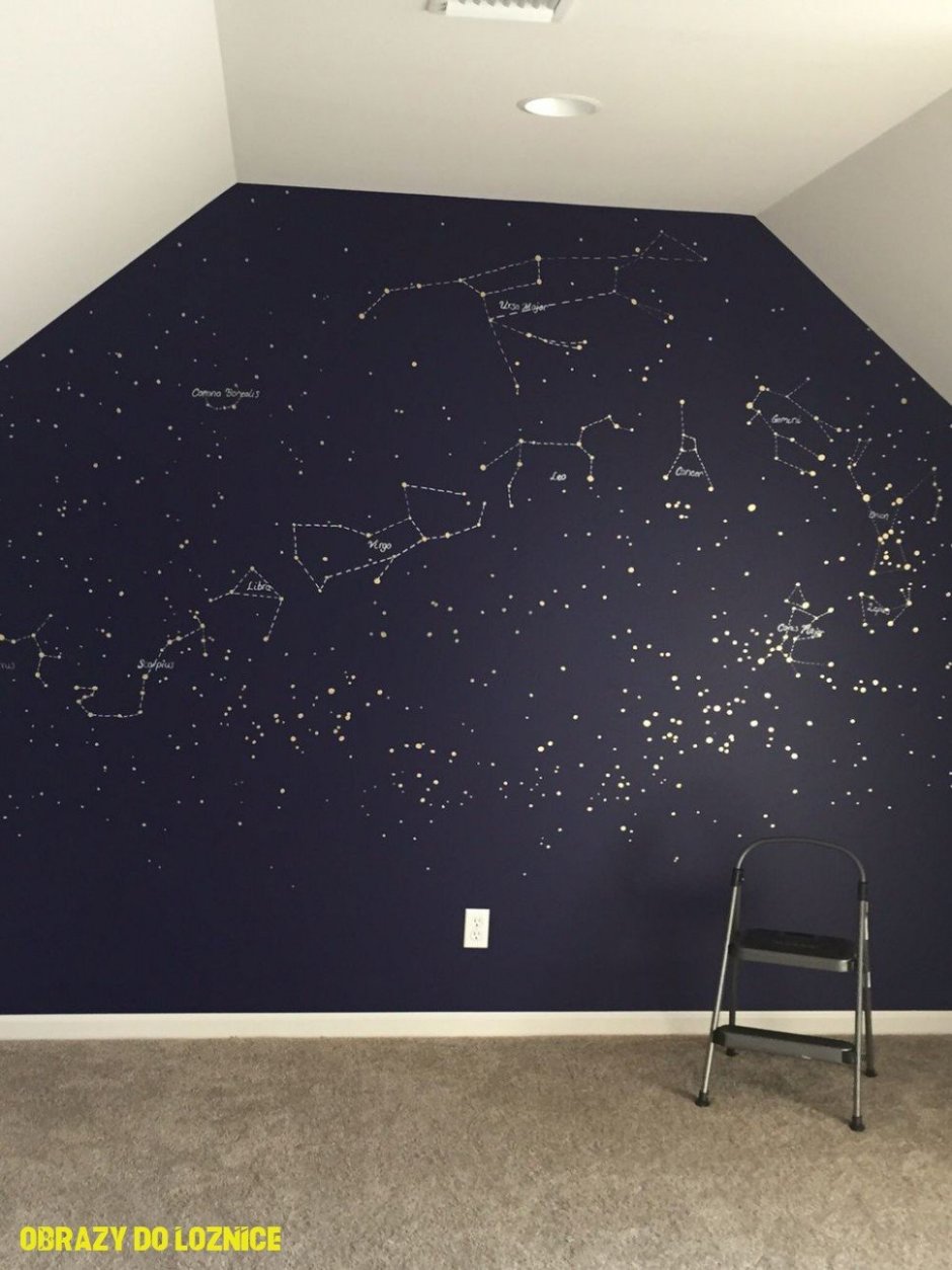 Звездное небо на стене