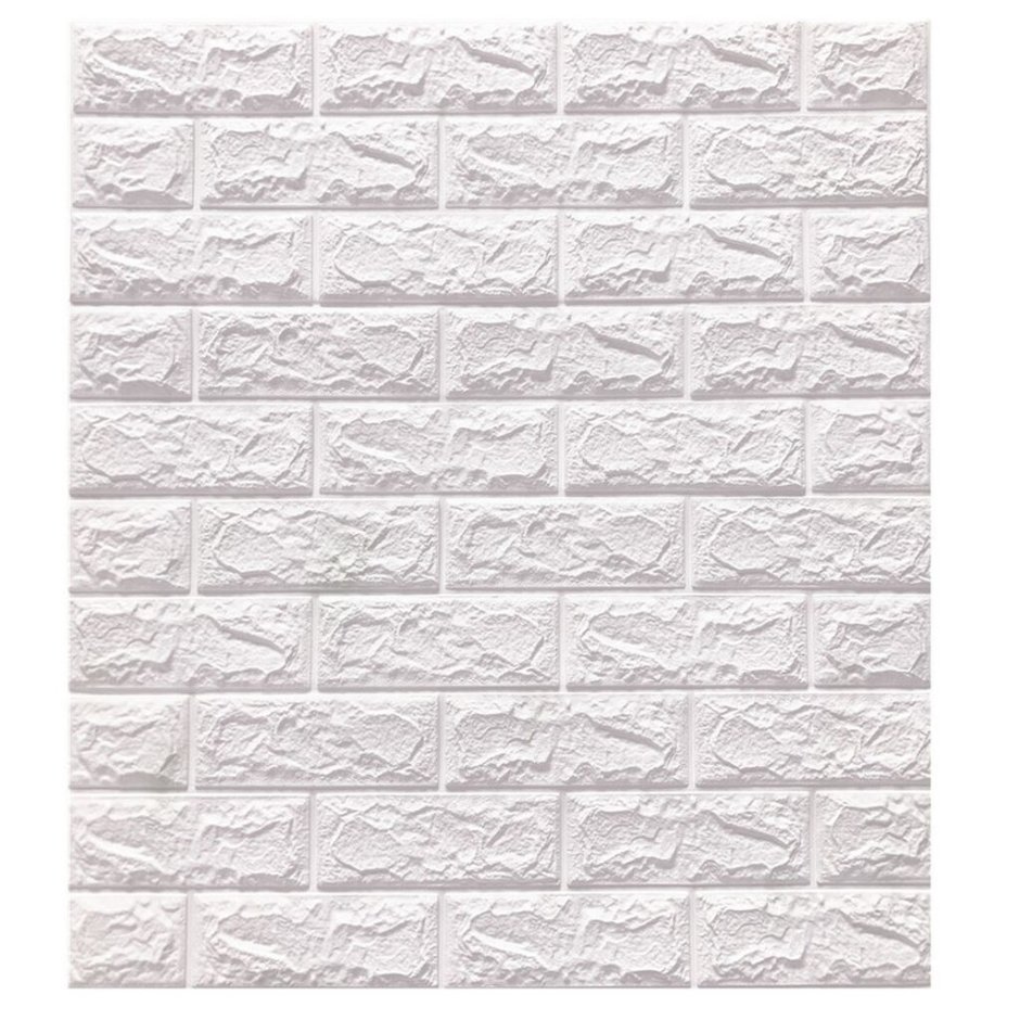 3d cамоклеющиеся панели "кирпич Оникс" (Brick Beige-White)