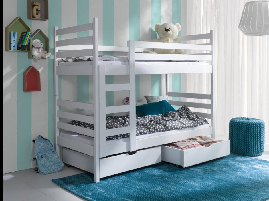 Двухъярусная кровать ikea mydal