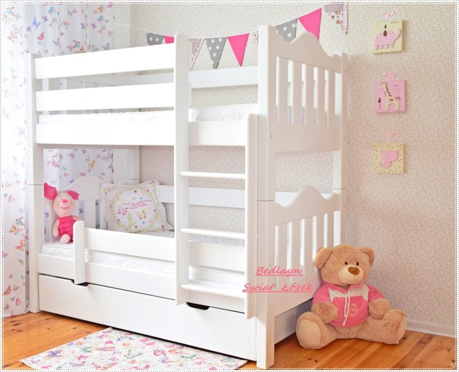 Детская кровать чердак для девочки