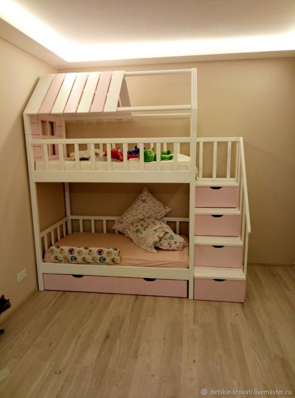 Детская двухъярусная кровать Березка