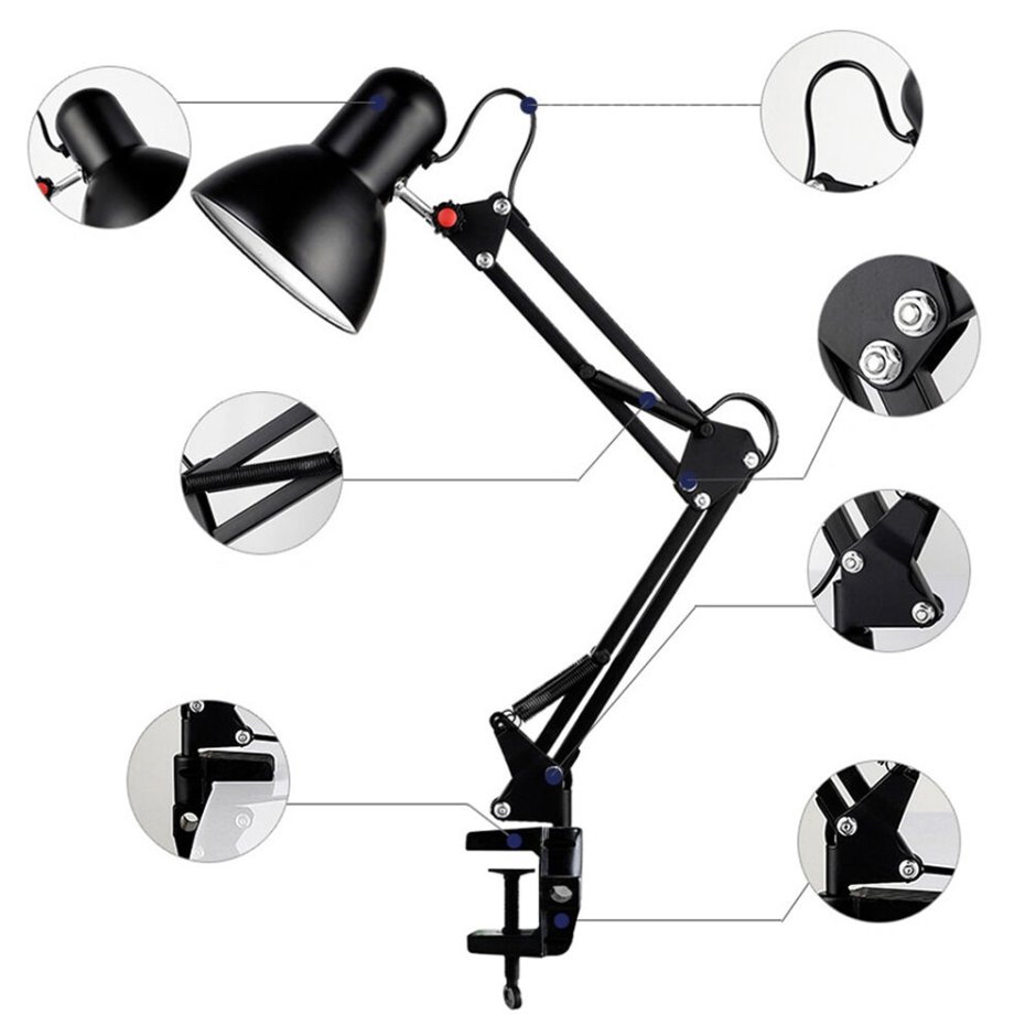 Лампа Desk Lamp Swing Arm