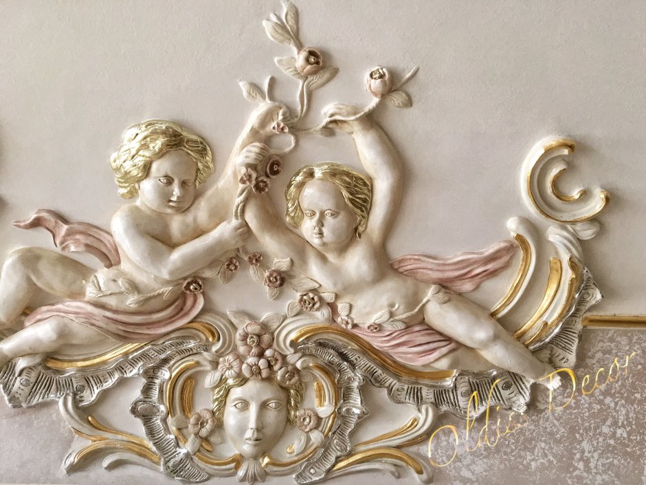 Альфрейная роспись Херувим