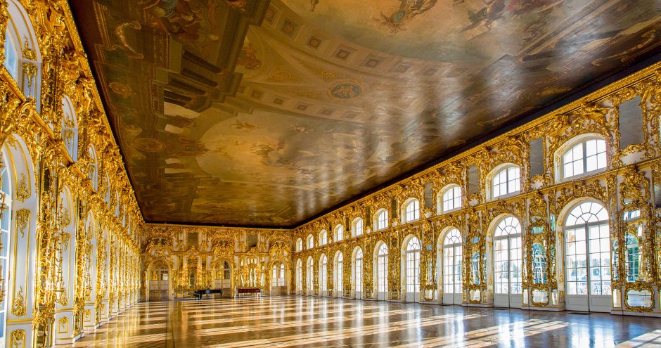 Екатерининский дворец в Санкт-Петербурге Тронный зал