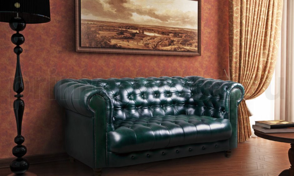 Диван золотого цвета