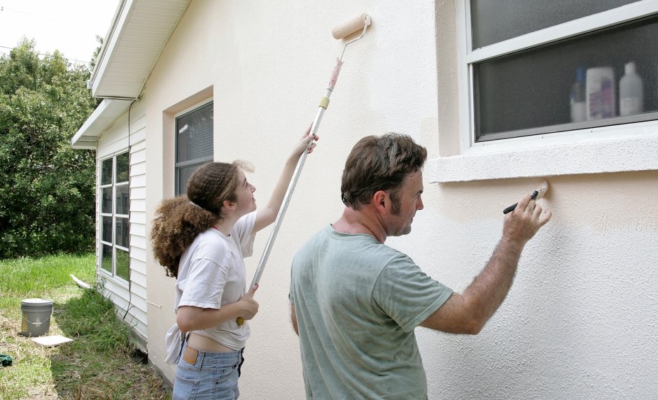 Покрасить дом снаружи