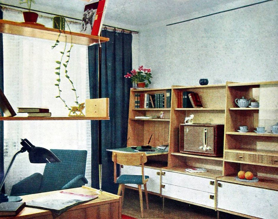 Мебельная стенка Советская с баром