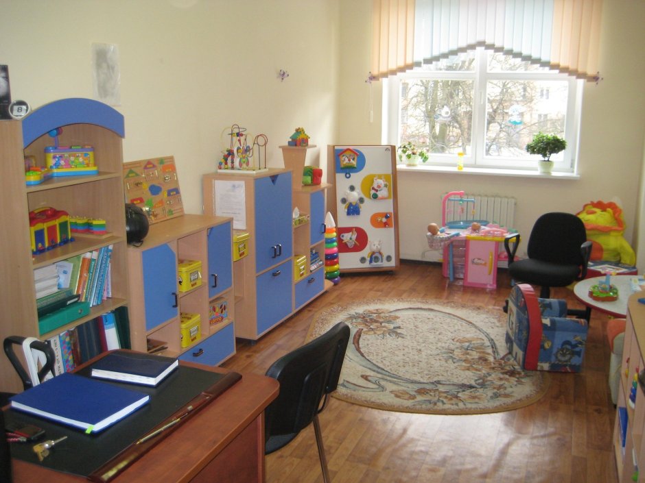 Цвет стен в кабинете логопеда