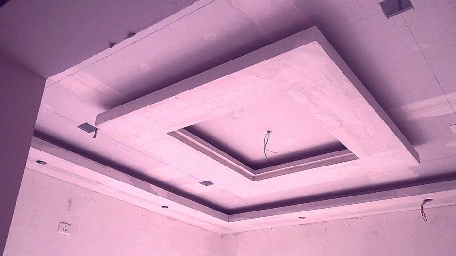 Потолок гипсокартон