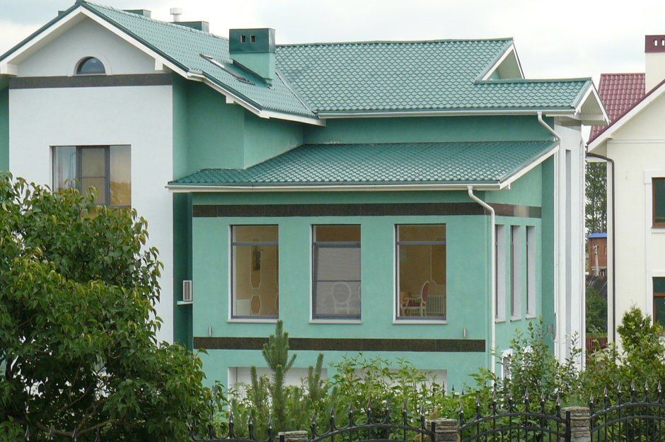 Фасады домов в американском стиле