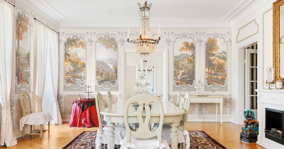 Фрески в интерьере стиль Ампир