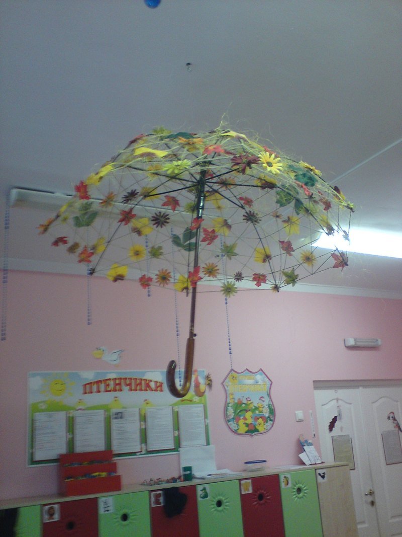 Украшение раздевалки в детском саду к осени