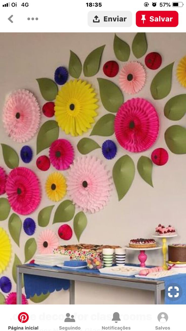 Украшение стен в детском саду