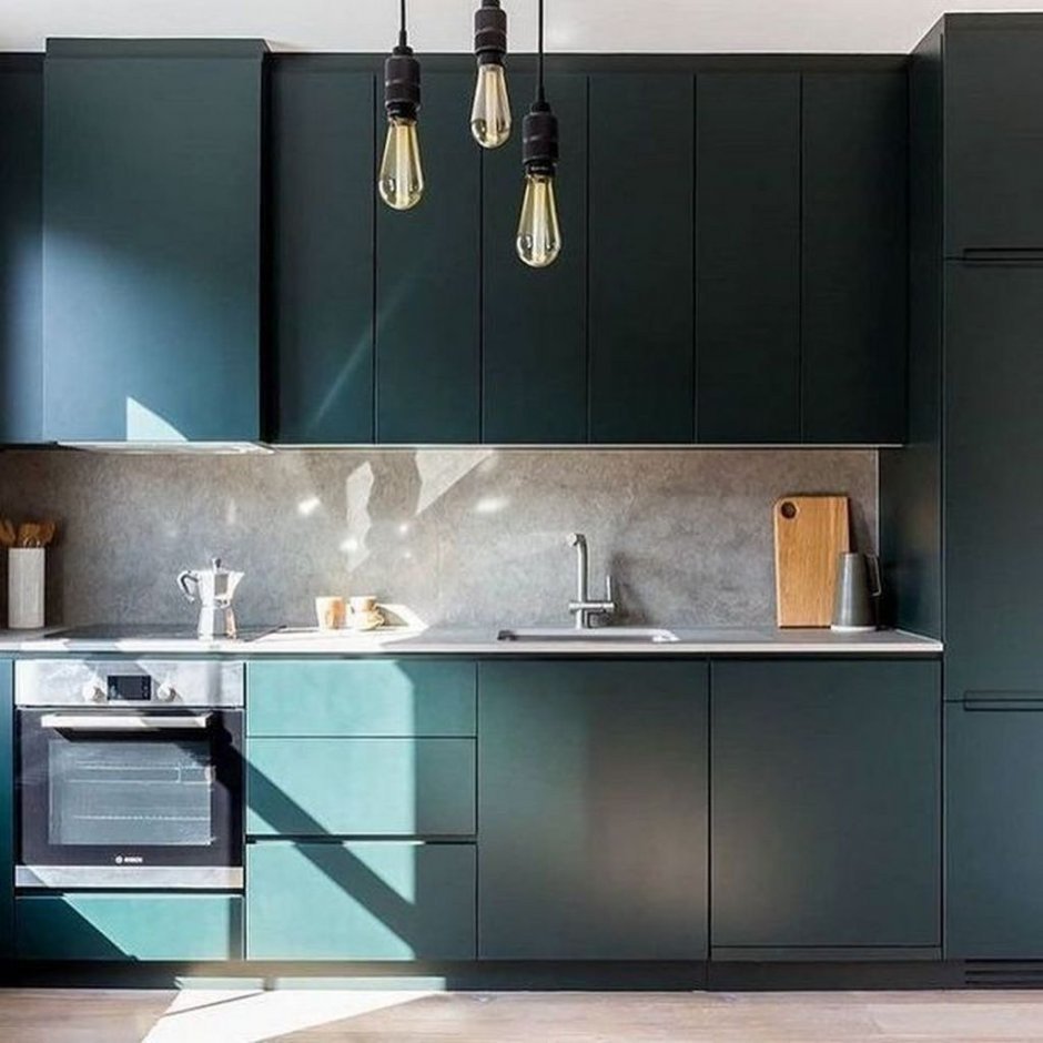 Матовые кухни