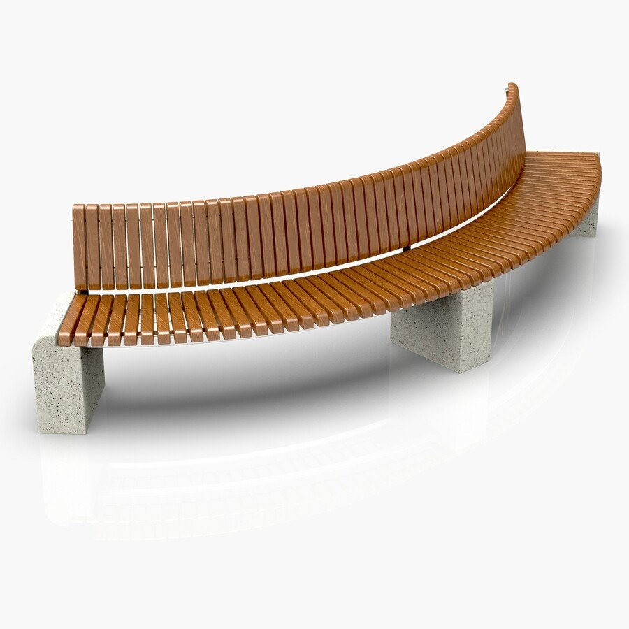 Модули со спинкой полукруглый