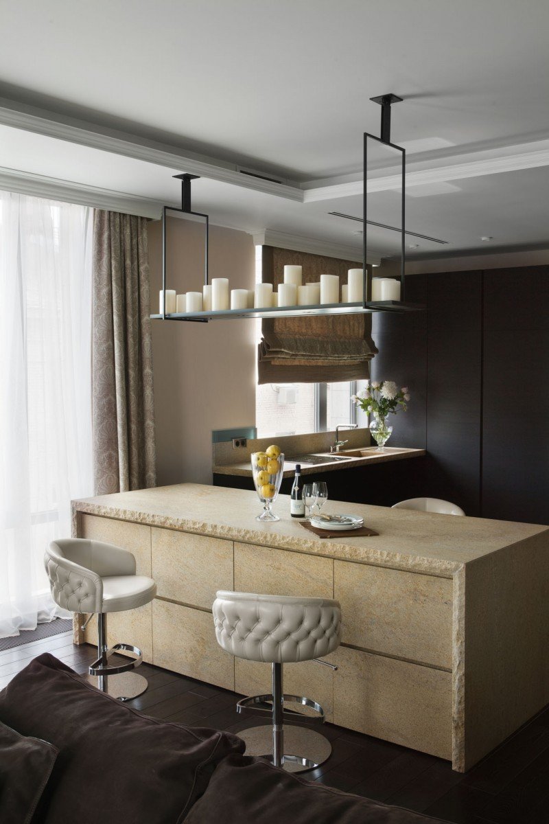 Полка над барной стойкой