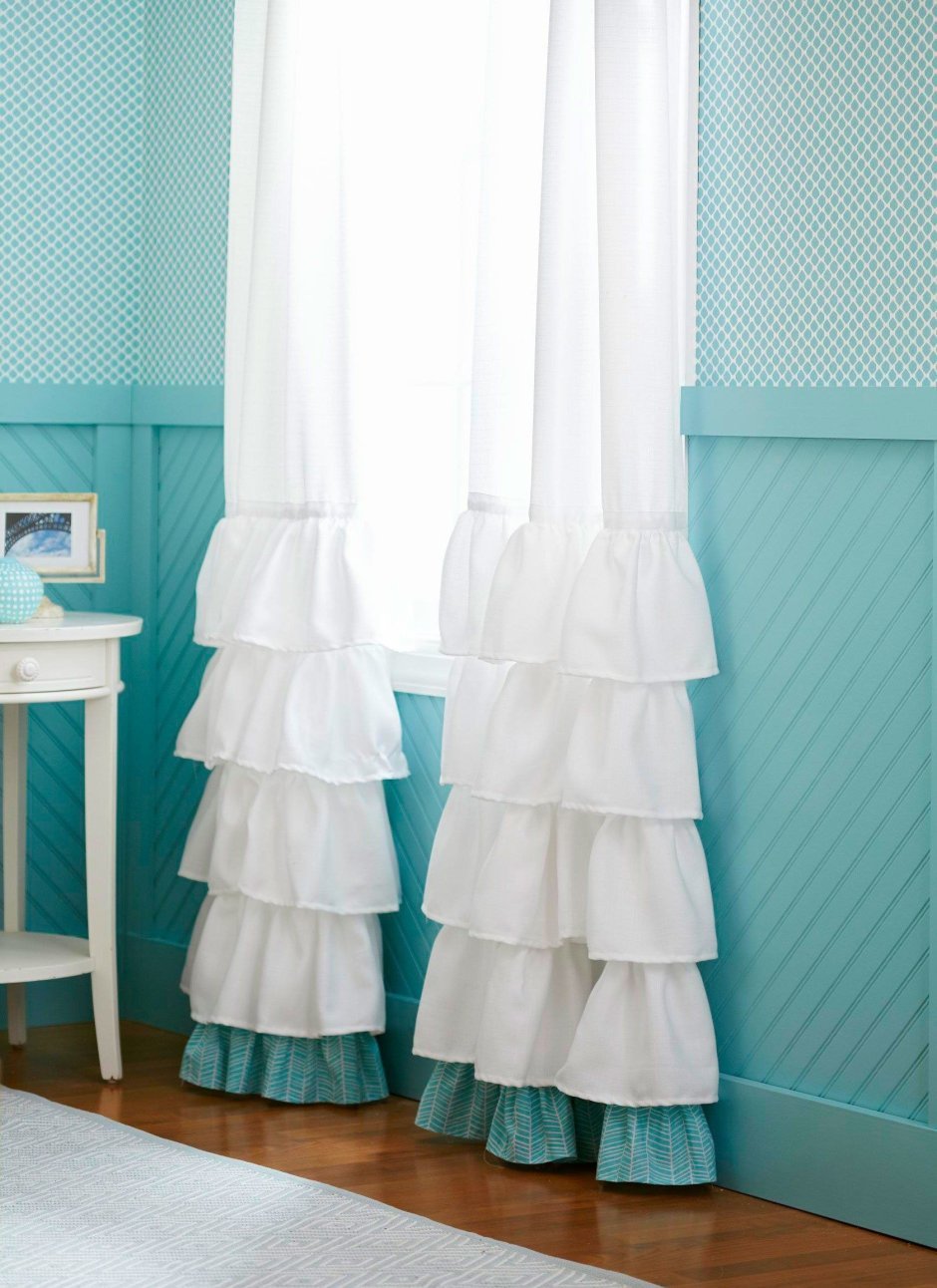 Шторы с воланами