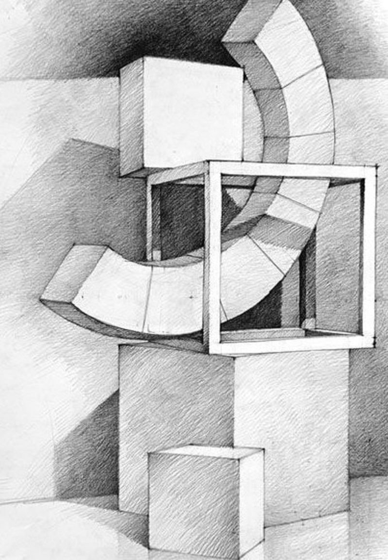 Пространственные композиции из фигур